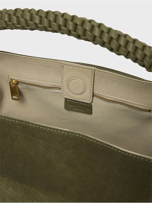 Borsa Sveva Peach Media in suede con tracolla ORCIANI | BT2006PEOBOS