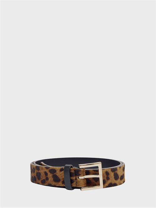 Cintura Leo in cavallino con stampa animalier ORCIANI | D10448LEOUNIQUE