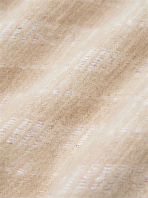 Mantella in lana con righe e paillettes PESERICO | S31523C0CC655943