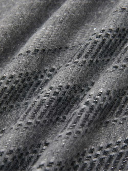 Mantella in lana con righe e paillettes PESERICO | S31523C0CC655971