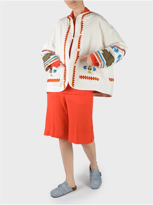 Long linen jacket in Japanese-inspired style FALIERO SARTI | 5047DANA96610