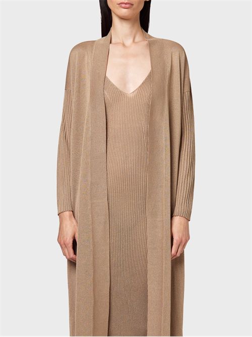 Cardigan lungo in viscosa shine ALPHA STUDIO | AD6182E2016