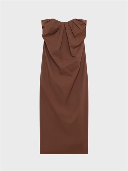 Long strapless technical cotton dress ALPHA STUDIO | AD6483O2009