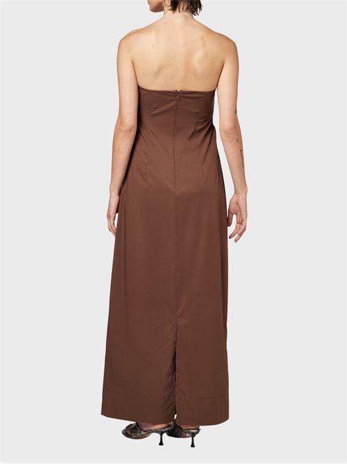 Long strapless technical cotton dress ALPHA STUDIO | AD6483O2009