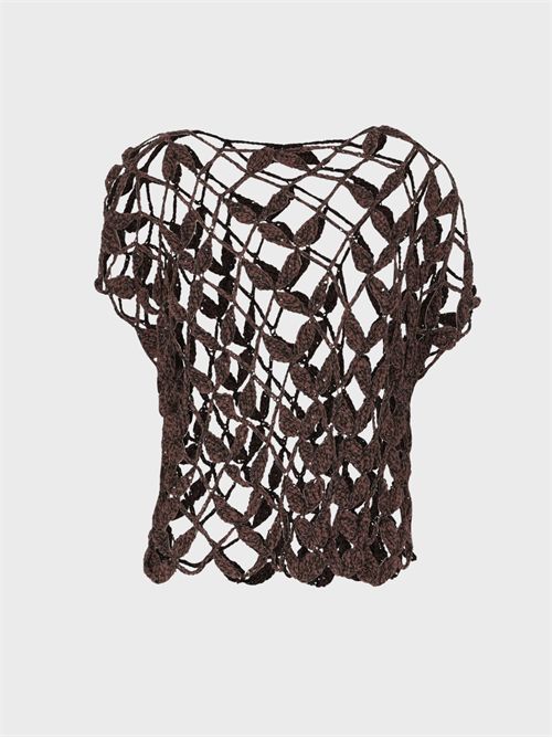 Maglia in cotone con paillettes ANTONELLI FIRENZE | 41787Q40704B6