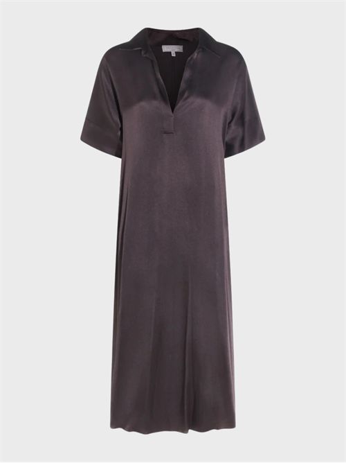 Abito midi con scollo a V e colletto ANTONELLI FIRENZE | L6579Q794576