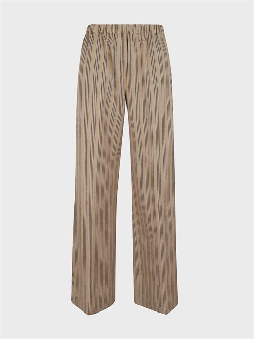 Pantaloni a righe in cotone a gamba ampia ANTONELLI FIRENZE | L8737Q693B251