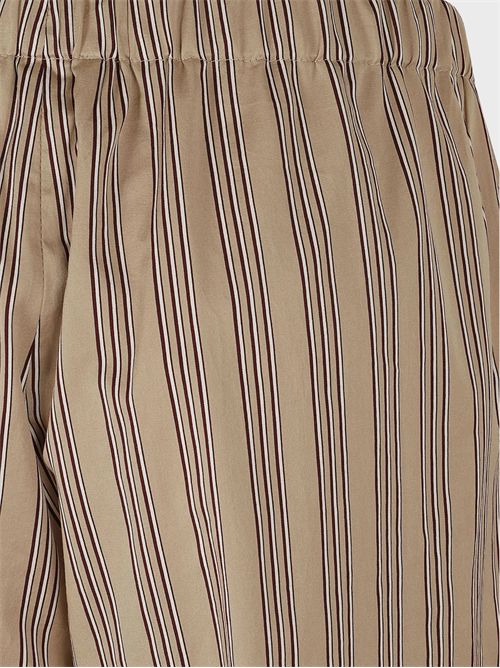 Pantaloni a righe in cotone a gamba ampia ANTONELLI FIRENZE | L8737Q693B251
