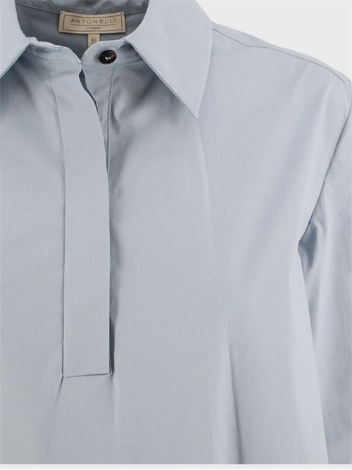 Abito midi in cotone A-shape con colletto ANTONELLI FIRENZE | Q6795135B702