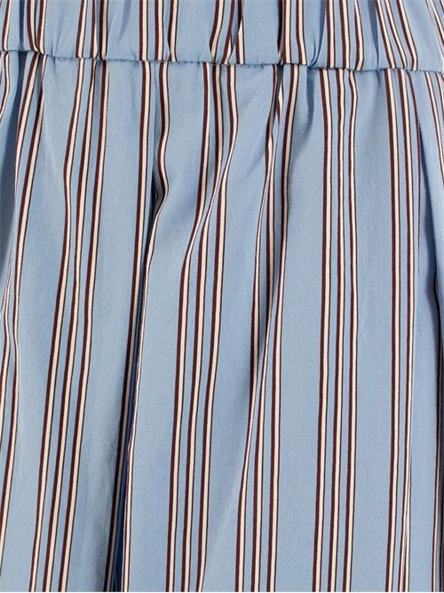 Gonna midi a righe in cotone con elastico in vita ANTONELLI FIRENZE | Q9896693B751