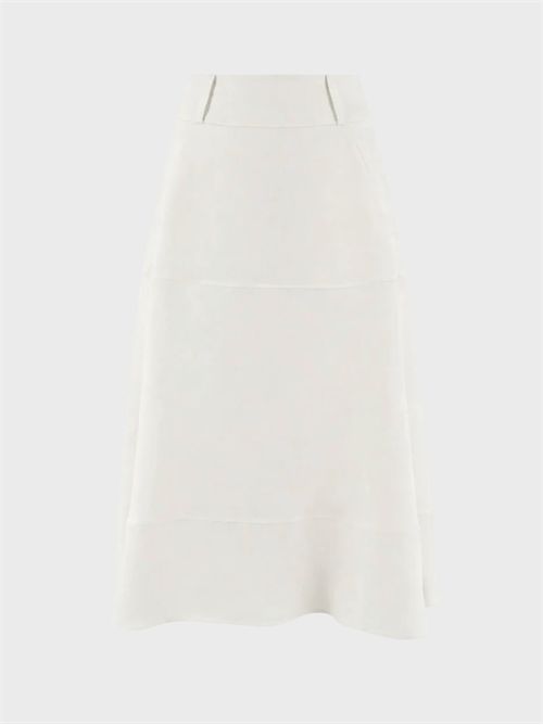 Gonna midi in lino a pannelli ANTONELLI FIRENZE | Q9904935001