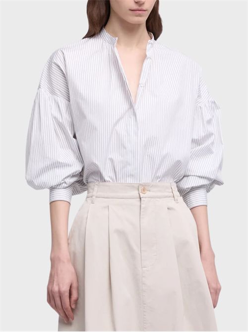 Striped 120/2 poplin shirt ASPESI | 5465B86323241