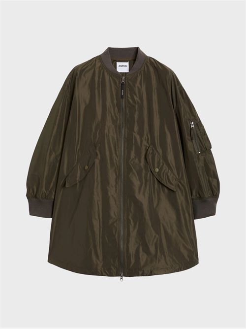 Over Bomber Jacket in Technical Polyester ASPESI | N622P00801237