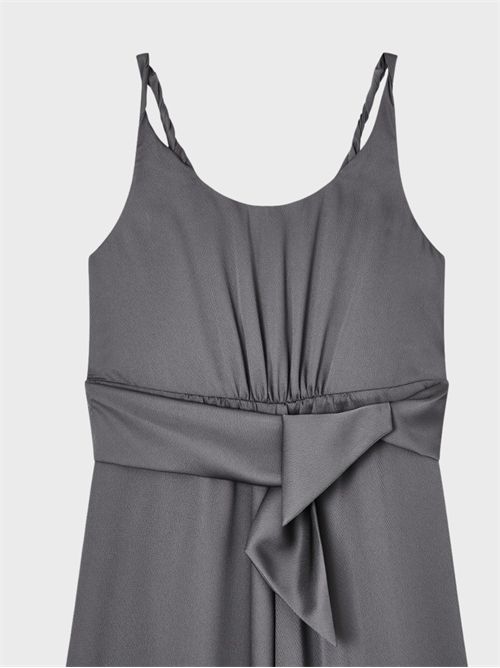 Abito lungo in twill crepe con spacchi laterali EMPORIO ARMANI | EW003317AF20495U8150