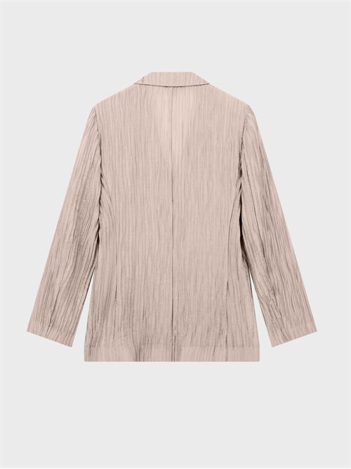 Single-breasted creponne jacquard sparkling jacket EMPORIO ARMANI | EW003445AF208030F1013