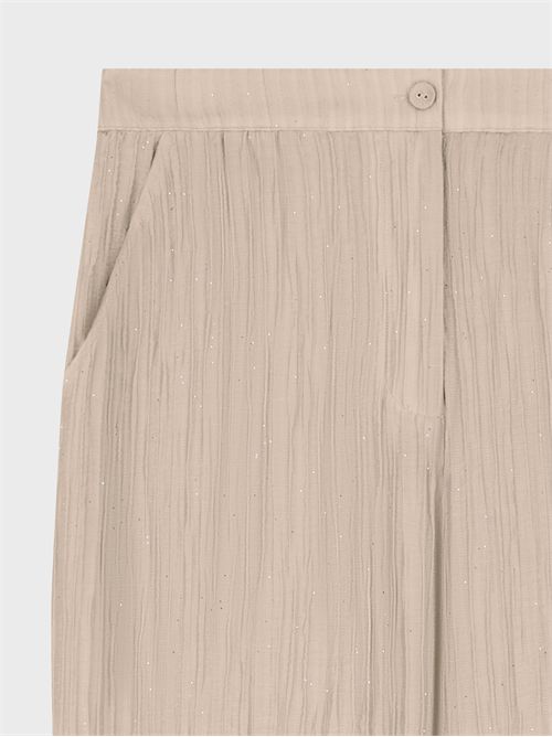 Sparkling jacquard creponne trousers EMPORIO ARMANI | EW003446AF20830F1013