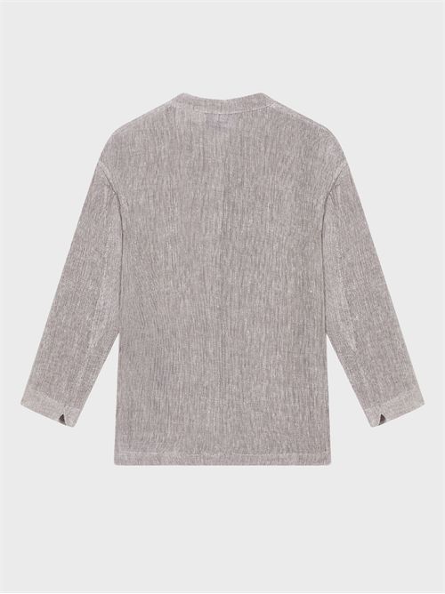 Linen gauze shirt jacket EMPORIO ARMANI | EW003984TE195388157