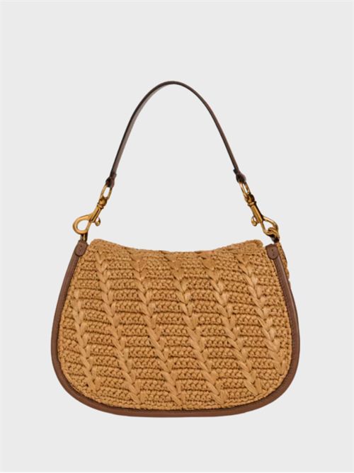 Borsa Pony in rafia crochet con dettagli in pelle ETRO | WP1C0019AE302Y0412