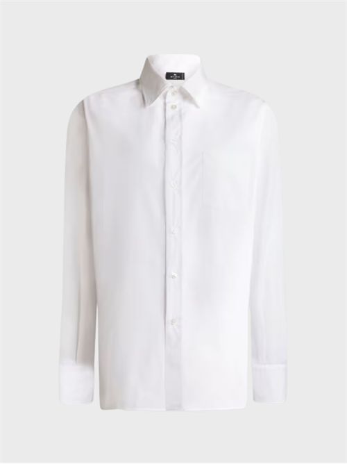 Camicia in popeline di cotone con inserto in seta ETRO | WRIA0034AKG74X0882