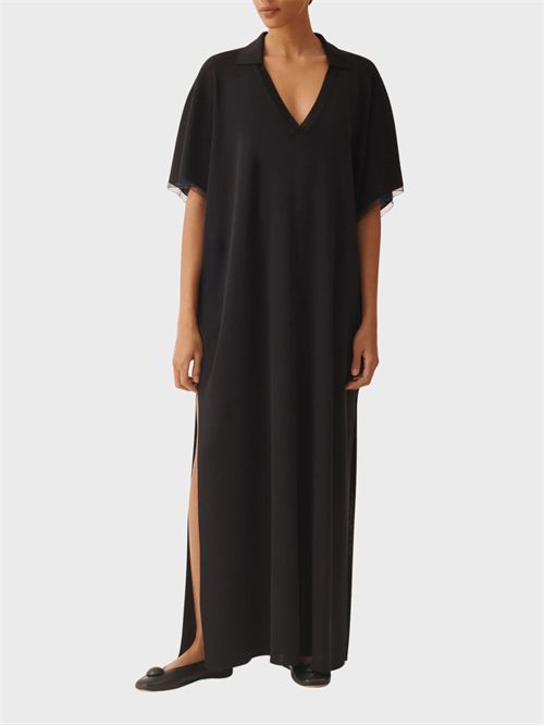 Lightweight viscose caftan dress with diamond thread FABIANA FILIPPI | ABD276F604M1095146