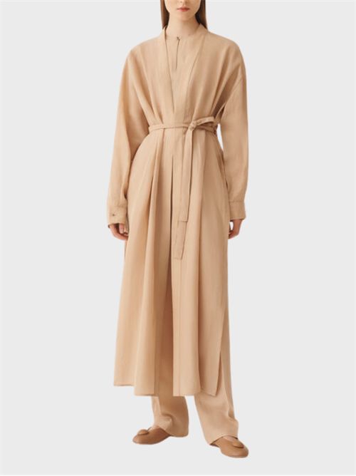 Camicione vestaglia in lyocell fluido con coulisse sul fondo FABIANA FILIPPI | CAD266F181D9540157