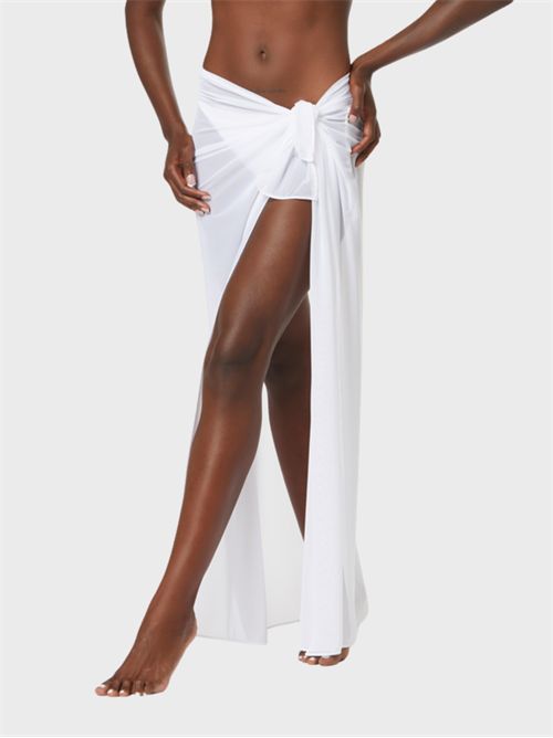 Pareo lungo in tulle tinta unita FISICO | CP06L0F0001