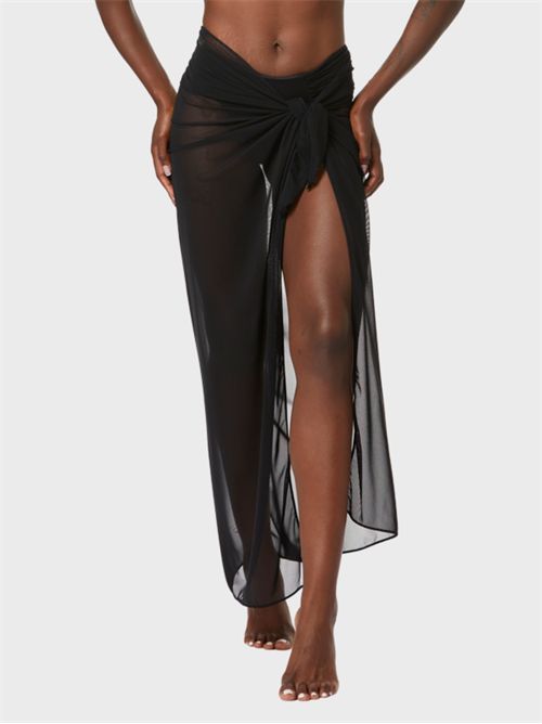 Pareo lungo in tulle tinta unita FISICO | CP06L0F0009