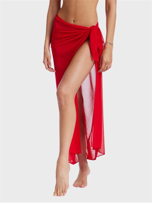 Pareo lungo in tulle tinta unita FISICO | CP06L0F0303