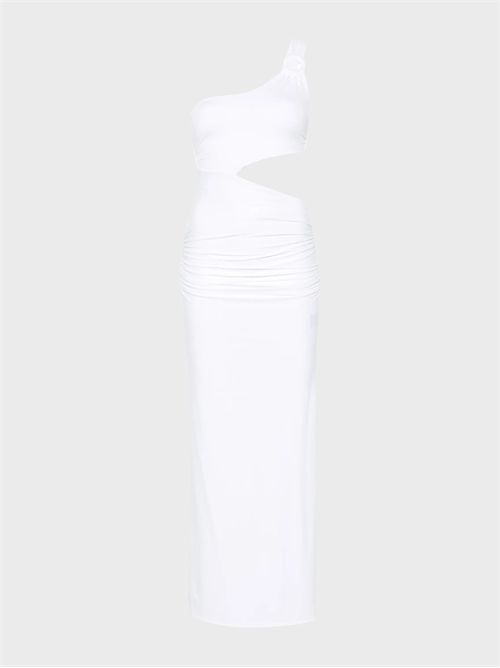 One-shoulder long dress with ring detail and cut-out FISICO | FV29M0F0001