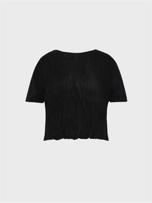 wavy crop top GONGDID DESIGN | GD172BLACK