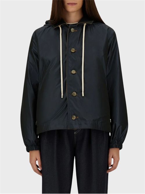 Giacca reversibile in gabardina di cotone con cappuccio HERNO | GC000547D132382192