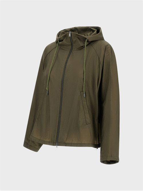 Giacca relaxed in tessuto tecnico con cappuccio HERNO | GI000356D127017730
