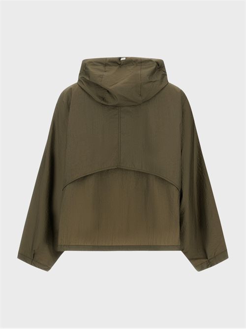 Giacca relaxed in tessuto tecnico con cappuccio HERNO | GI000356D127017730