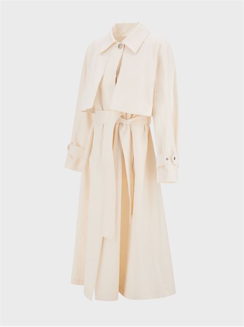 Double-breasted polyester trench coat with belt HERNO | IM000196D127891200