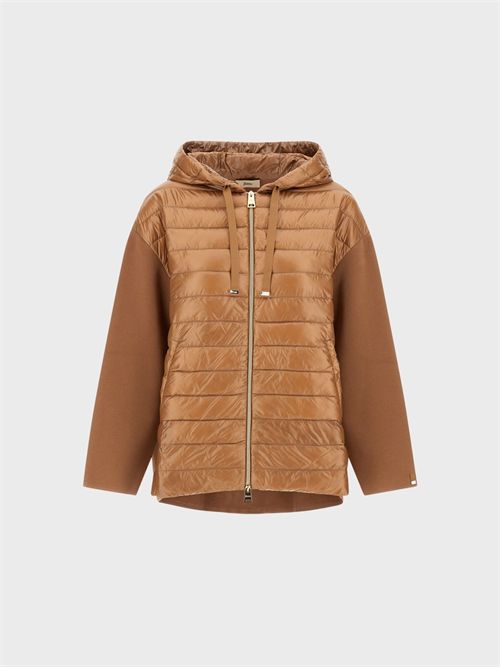 Giacca in maglia di cotone con inserto in Nylon Ultralight HERNO | MP000156D720982157