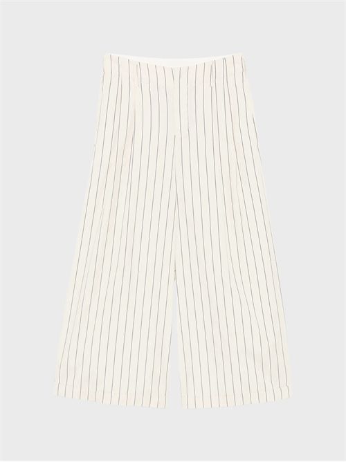 Pantaloni a righe in cotone a vita alta JEJIA | MJD238052731J0326