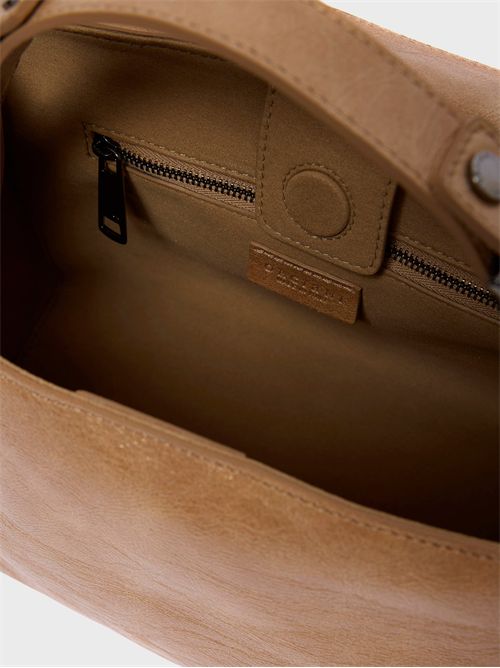 Sveva Stark Small handbag in crinkled leather ORCIANI | B01999STABIS