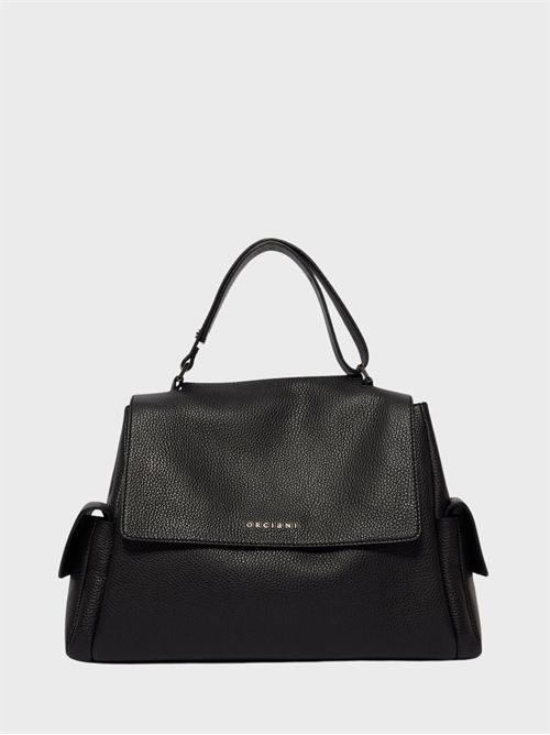 Sveva Sense Cargo Midi shoulder bag in pebbled leather ORCIANI | BT2006SCRNER