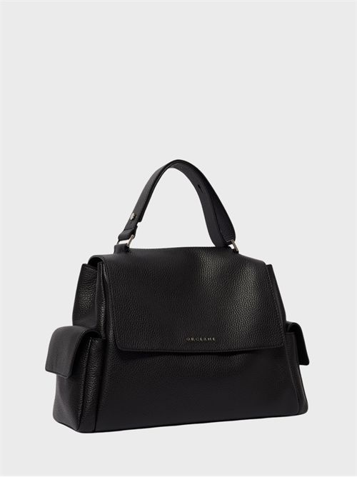 Sveva Sense Cargo Midi shoulder bag in pebbled leather ORCIANI | BT2006SCRNER