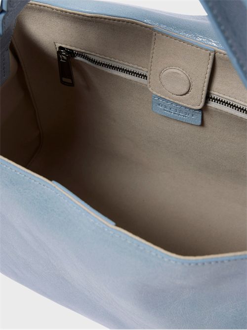 Sveva Stark Midi shoulder bag in crinkled leather ORCIANI | BT2006STKCIE