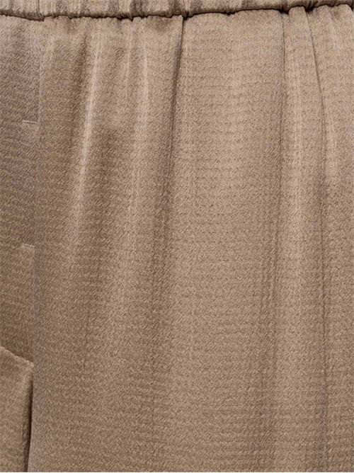 Pantalone palazzo in raso martellato di viscosa PESERICO | A0405201943146