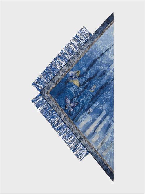 Carré in seta con motivo farfalle PIERRE-LOUIS MASCIA | 90X90GTF517566