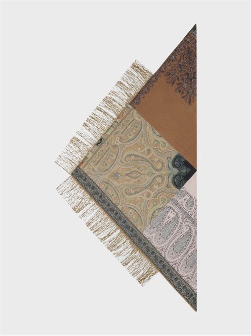 Foulard in seta con patchwork paisley e floreale PIERRE-LOUIS MASCIA | 90X90GTF517567