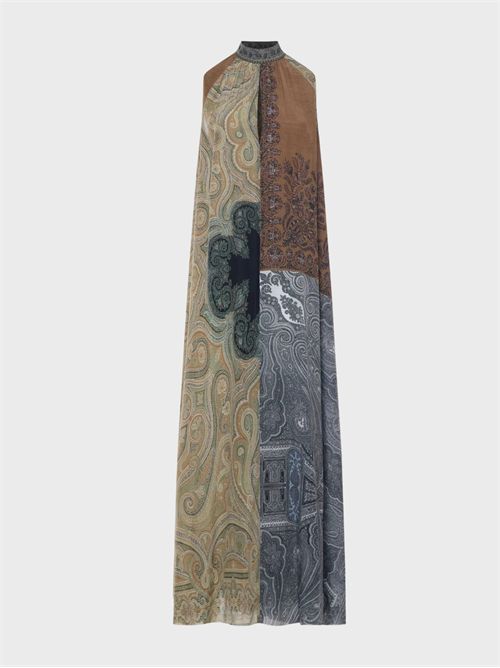 Abito lungo scivolato con collo allamericana PIERRE-LOUIS MASCIA | AB12810518201