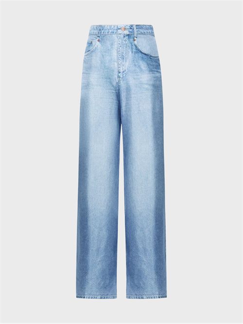 Pantaloni in seta effetto denim PIERRE-LOUIS MASCIA | PT12566515240/102