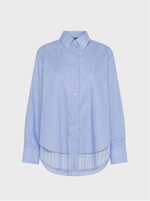 Reversible shirt in light blue cotton voile SEVENTY | CA1506210430740