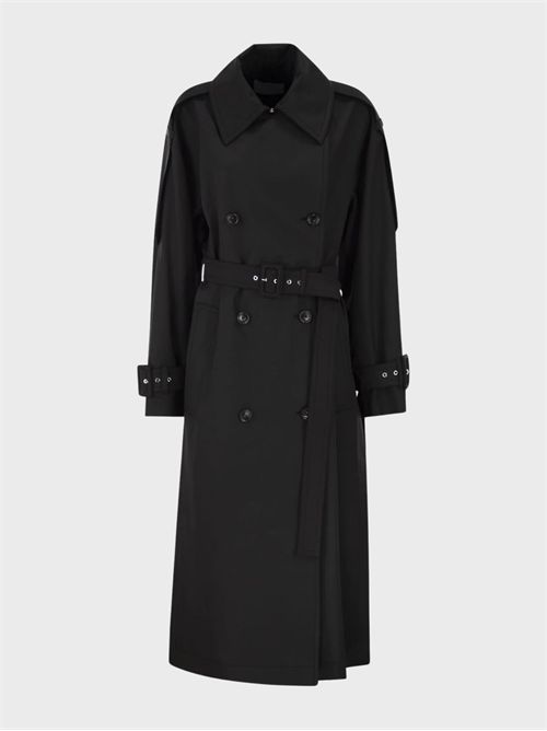 Long double-breasted trench coat with belt and slits SPORTMAX | 2612021031600003