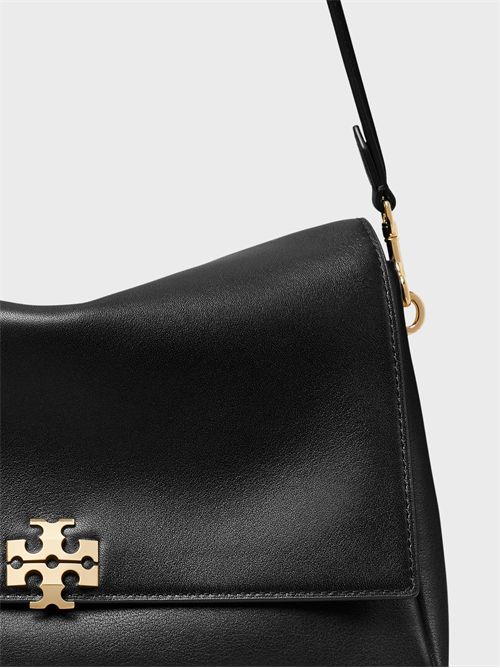 Medium Charlie shoulder bag in leather with flap TORY BURCH | 180726001