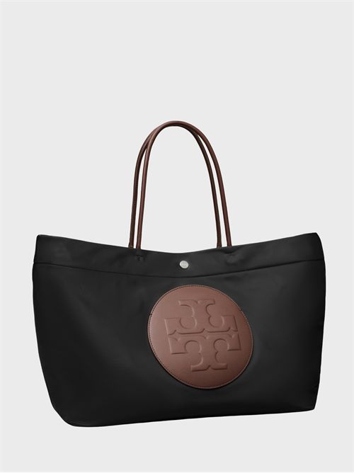 Large Ella Twist reversible shopping bag in recycled nylon TORY BURCH | 181463001