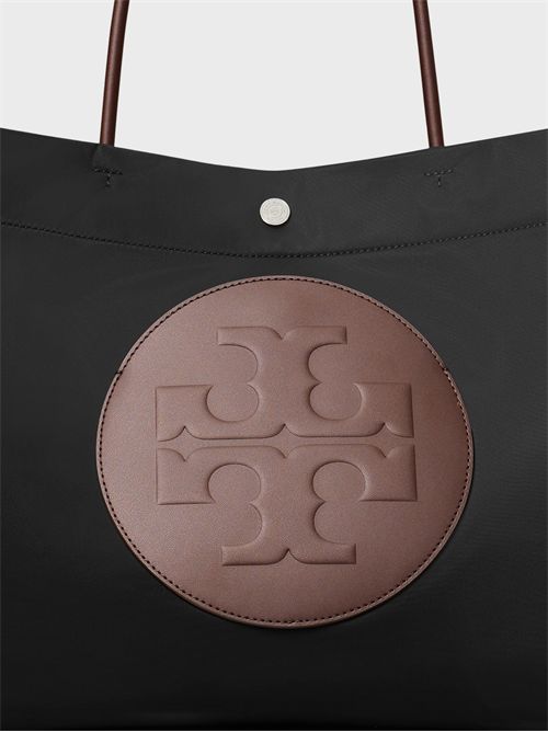 Large Ella Twist reversible shopping bag in recycled nylon TORY BURCH | 181463001